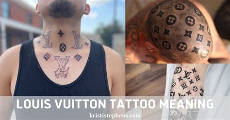 louis vuitton tattoo trainer|Louis Vuitton tattoo meaning gang.